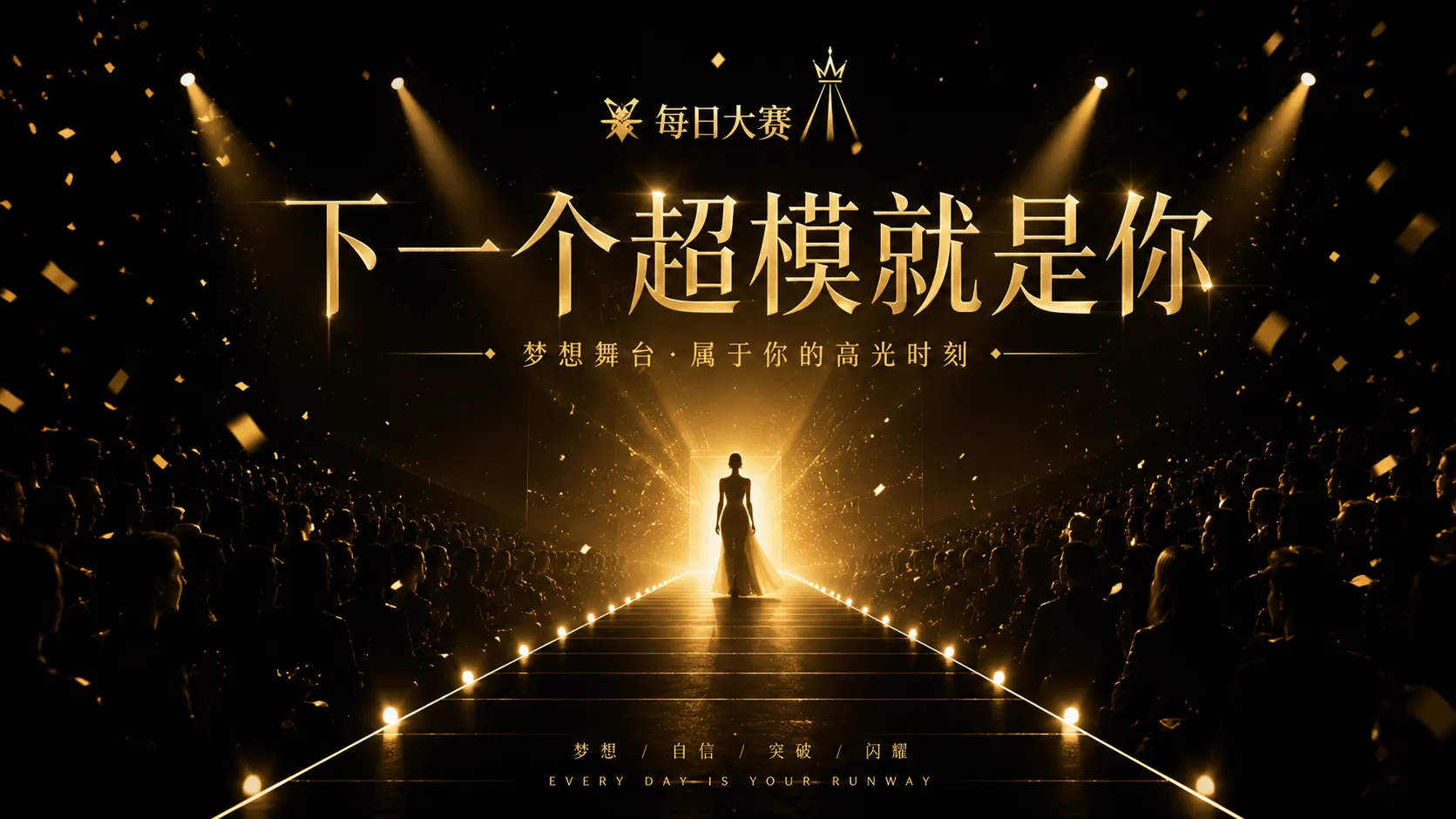 每日大赛礼宾舞台主题形象